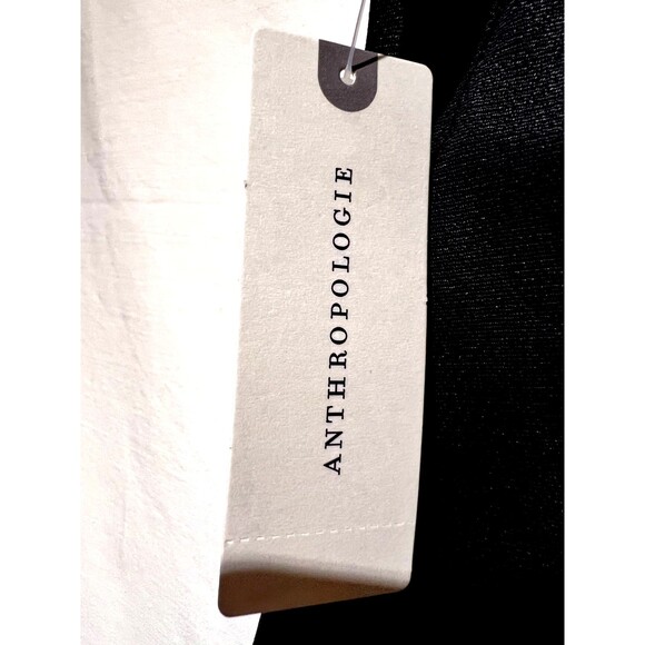 ANTHROPOLOGIE BLACK ABOVE THE KNEE LENGTH SKIRT NWT SIZE XL - Picture 3 of 7